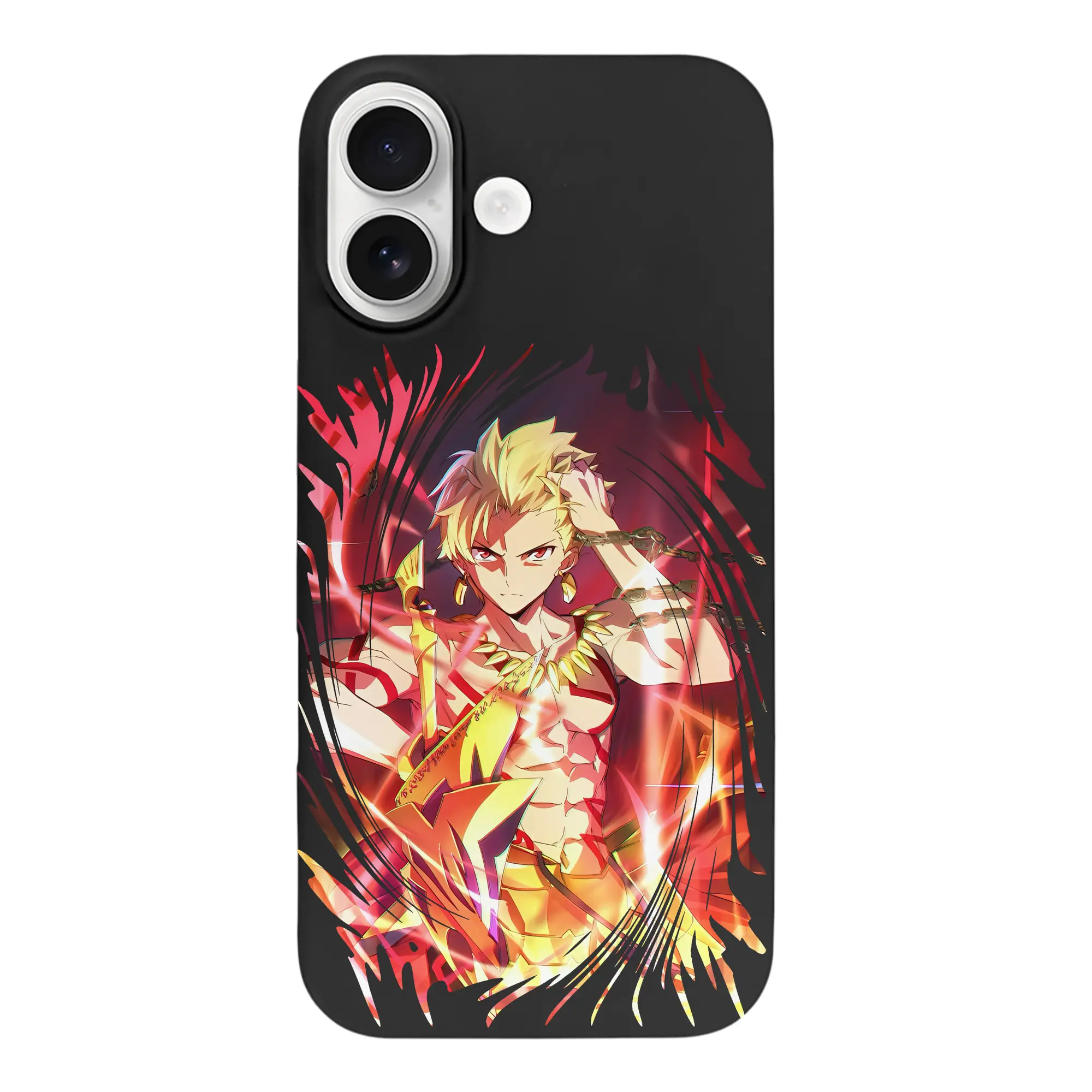 FGO グッズ,ギルガメッシュ - iPhone 17 シリーズ シリコンケース 薄型 耐衝撃 指紋防止 ソフトタッチカバー 精密フィット 傷防止 保護ケース iPhone 17/17 Air/17 Pro/17 Pro Max 対応